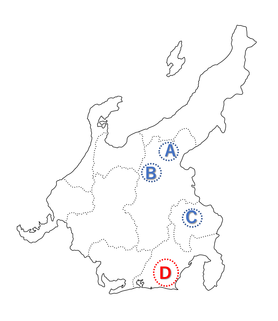 中部地方の盆地＆平和、都道府県クイズ、チャレンジクイズ