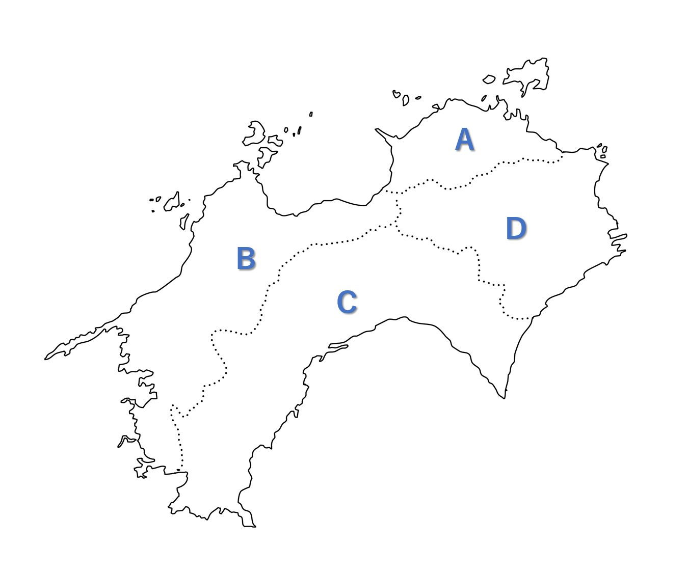 都道府県クイズ（四国地方）、チャンレンジクイズ
