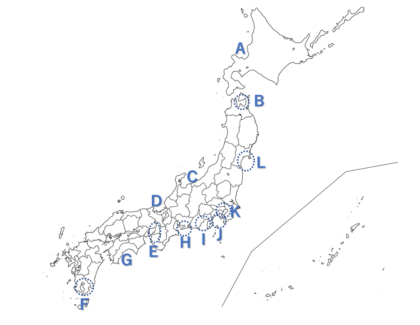 日本の湾、都道府県クイズ、チャレンジクイズ、地理、中学受験